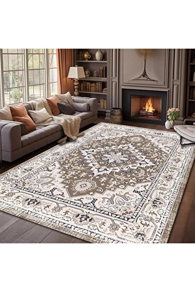 Forubar Boho Area Rugs for Living Room, Washable Persian Rug, Non-Slip Vintag...