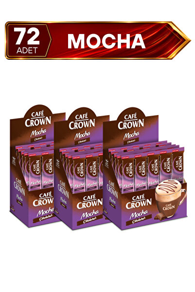 Cafe Crown 72 Adet Mocha 17g ( 3 Kutu x 24 Adet )