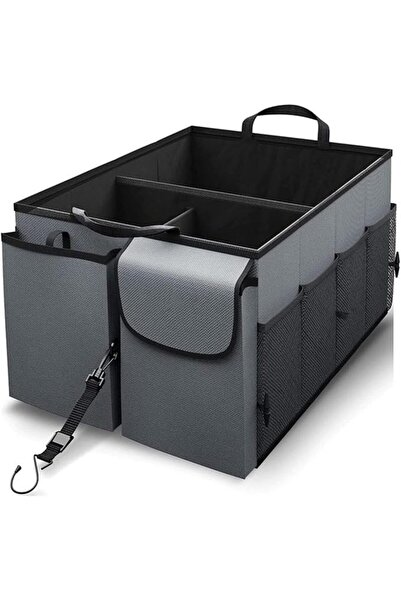 X SPRING Car Trunk Organizer, 70L Collapsible Multi Compartment Storage Box, ...