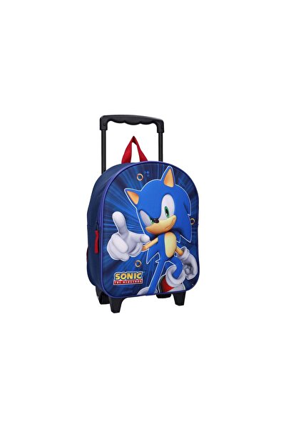 Sonic Troler 3D, cu un compartiment, 32x26x11 cm, bretele ajustabile și întăr...