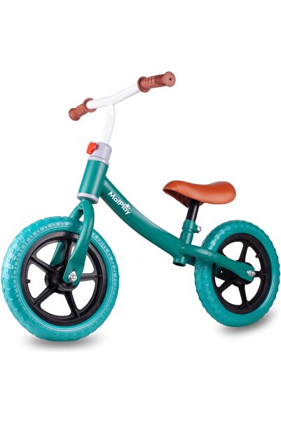 MalPlay Bicicletă de echilibru din EVA turcoaz de 12 inci