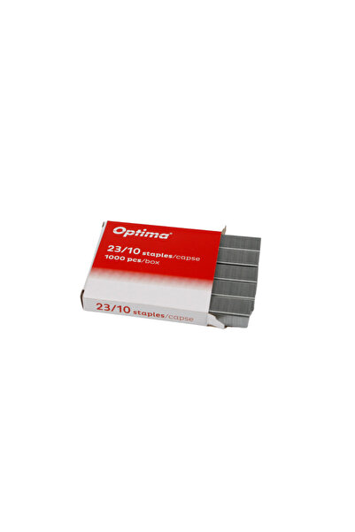 Optima Скоби 23/10, 1000 бр./кутия, Телбод с перфоратор