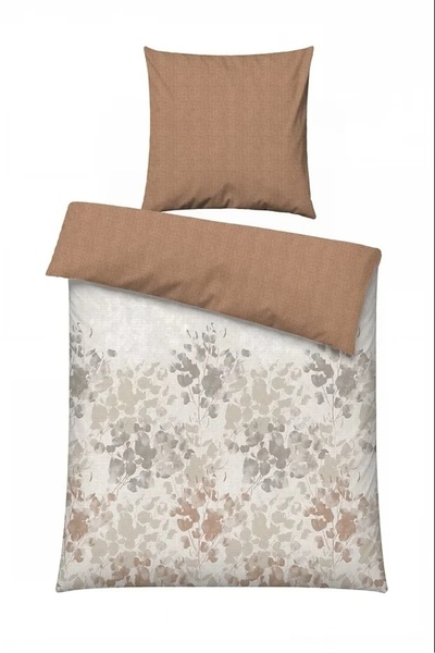 OEM Pillowcase set + pillowcase front, 100% cotton satin, 135x200 cm + 80x80 ...