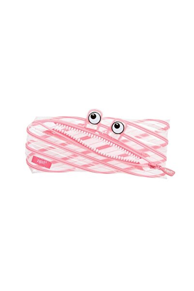 Zipit Penar Cu Fermoar, Clear Monster - Roz Zip..it