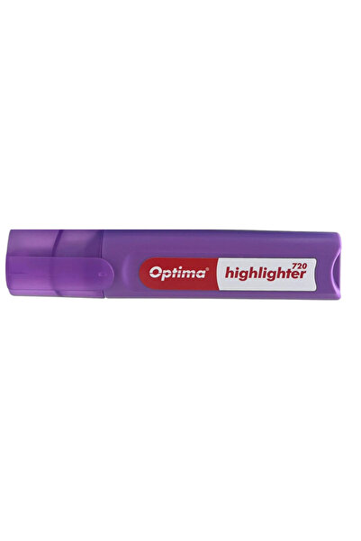 Optima Υπογραμμιστής με φαρδιά μύτη 1-4 χιλ., 720 - Μωβ Optima Κόλλα και Διορ...