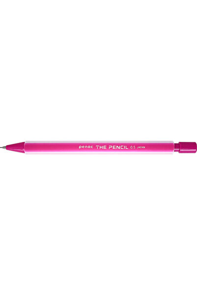 PENAC Mechanická tužka, gumový úchop, 0,5 mm, plastový hrot - růžové tělo, 0,...