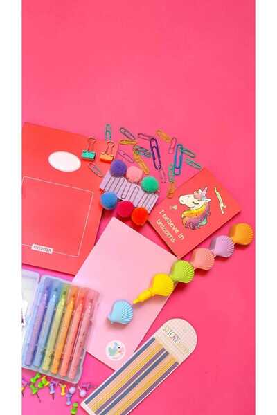Uzimi Unicorn Box III Journaling ve Kırtasiye Seti