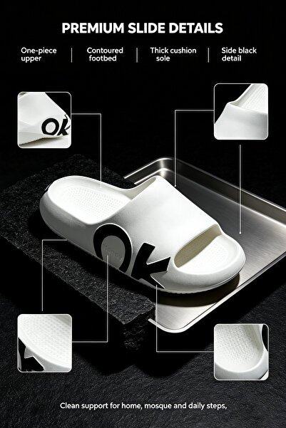 NajdEva Shop Men's Eva Slippers - Made in Turkey - Easy to Put on - Super Sof...