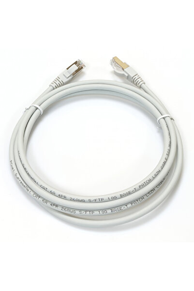 Spacer Cablu patch S/FTP Cat6, cupru-aluminiu, 7,5 m, alb, AWG26,  "SPPC-SFTP...