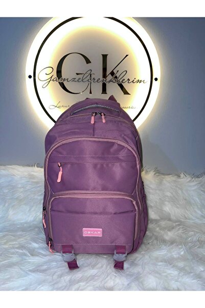 GK LUXURY & FASHION حقيبة ظهر OSKAR مقاس 40x30x20 سم متعددة الأقسام وواسعة ال...