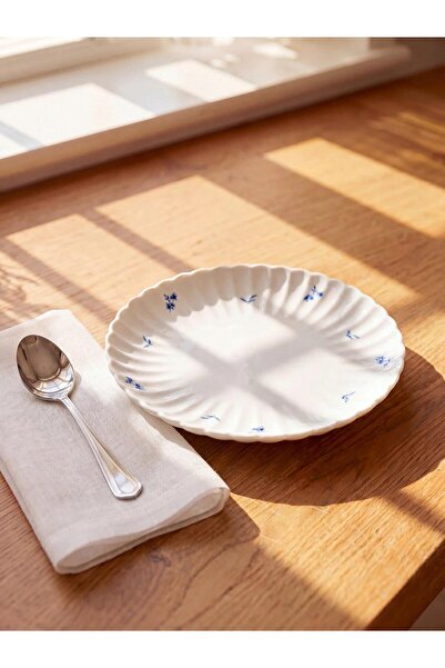 LC Waikiki Mixed Printed Porcelain Cake Plate (W6)