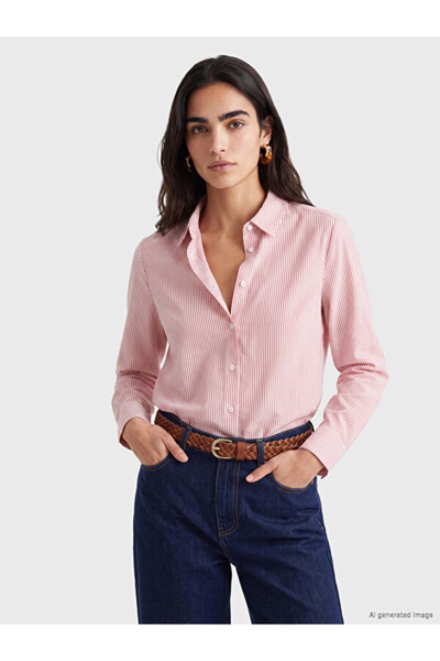 LC Waikiki Timeless Clothing & Timeless Choices Striped Women's Shirt