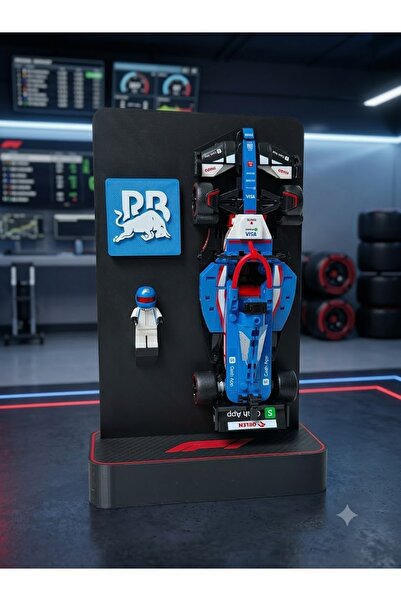 MF3D STUDIO Lego Formula 1 Speed Champions Tekli Sergileme Standı