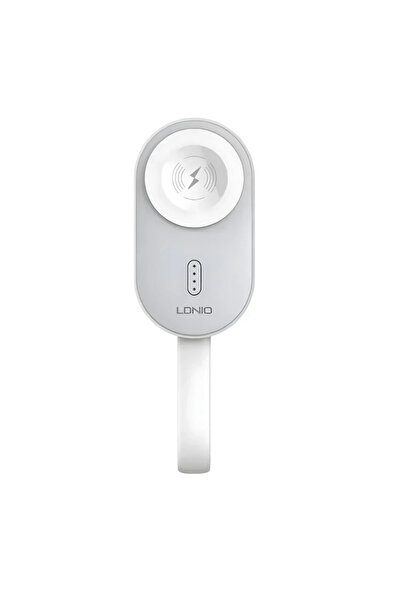 LDNIO Ασύρματος φορτιστής Powerbank για Smartwatch Λευκό