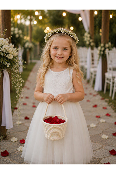 EGE ÖRGÜM Sepet Mini Nikah Düğün Söz Sepeti GÜL YAPRAKLARI DAHİL DEĞİLDİR