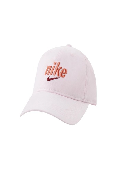 Nike Πολλαπλό Λογότυπο Καμπυλωτό Γείσο 8A2972-A9Y Ροζ