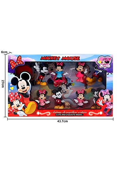 PLAYZO Mickey Mouse Family Figure Set