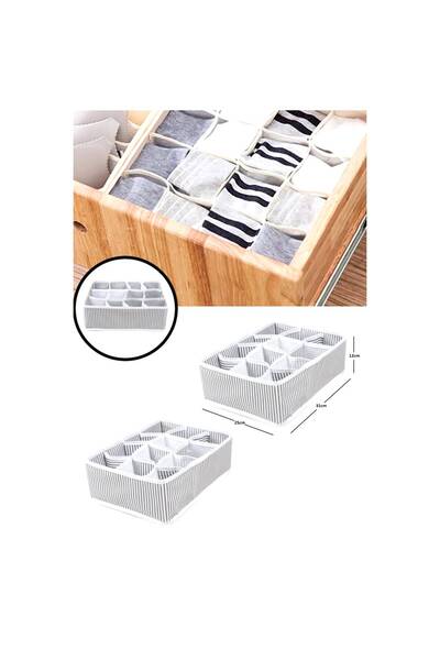 pınaxar 12-compartment practical drawer organizer (underwear, tie, and sock o...