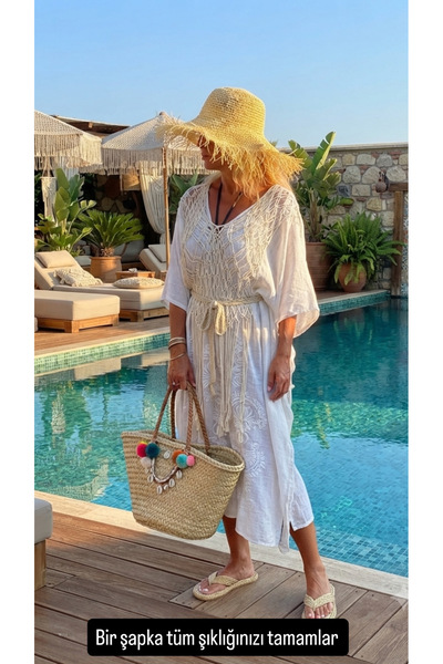 gozdeasutayaccessory Straw Beach Hat