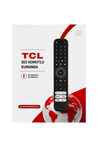 FRANKEVER (SES KOMUTLU)TCL 4K SMART SES KOMUTLU LED TV KUMANDA
