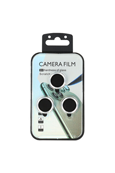 SEP Protectie sticla metal camera foto Apple iPhone 14 Pro Argintiu