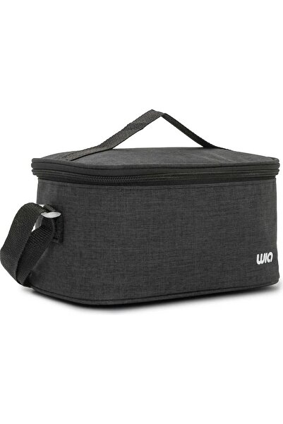 tüftürük Black Polyester Thermal Insulated Lunch Bag Carry Bag for Meals and ...
