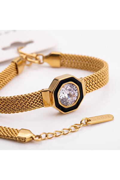 LYRA Bags & Accessories Steel Stone Detail Stylish Women's Bracelet