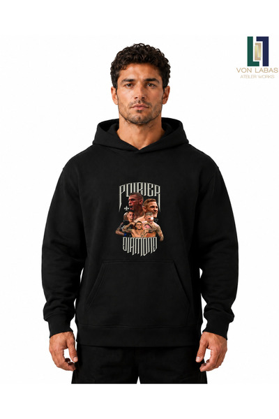 Grafftee Clothing Φούτερ από βαμβάκι υψηλής ποιότητας Unisex με στάμπα Dustin...