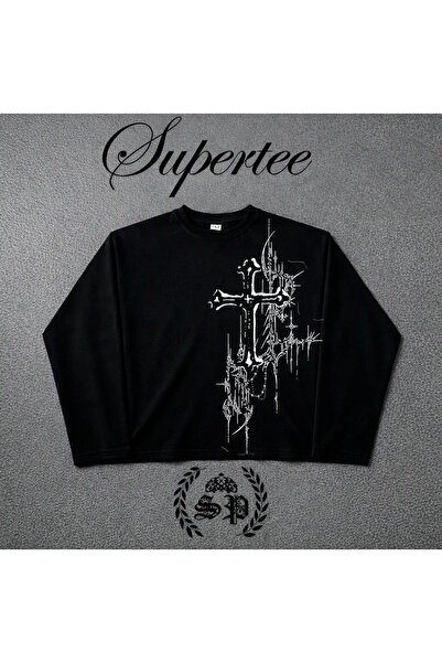 StartMore Gotic Long Sleeve Serisi Vintage Y2K Uzun Kollu T-Shirt Long Sleeve...