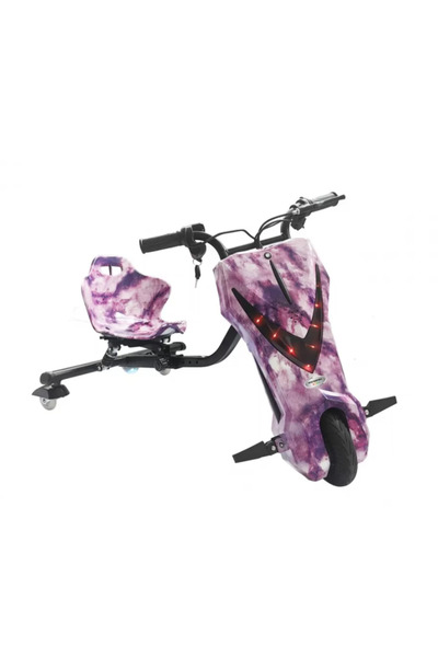 OEM Tricicletă electrică Drift roz, boxă Bluetooth, LED