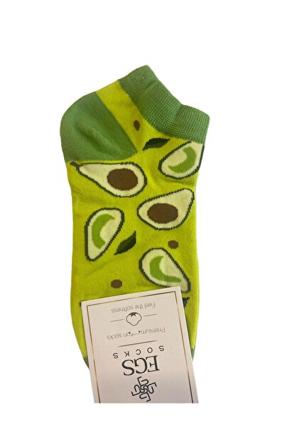 EGS SOCKS Quality Comfortable Breathable Avocado Patterned Unisex Socks