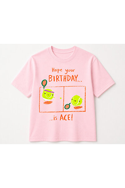 VODEXA Unisex Oversize Tennis Printed T-Shirt 100% Cotton Tennis Themed Comfo...
