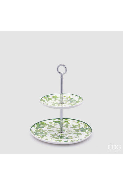 EDG Edera Tiered Serving Stand - Porcelain Ceramic