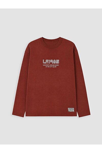 LC Waikiki Crew Neck Letter Printed Boys' T-Shirt (W6)