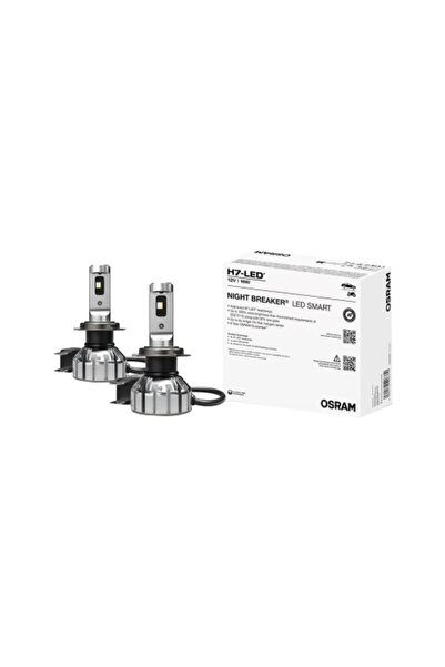 Osram Set Becuri LED Auto, Soclu H7, 1500 Lumeni, 16W, 12V, 6000K, Alb