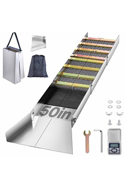 Vivatechnix Set prospectare aur, Aluminiu, Rucsac, Pliabil, Cantar, Dimensiun...