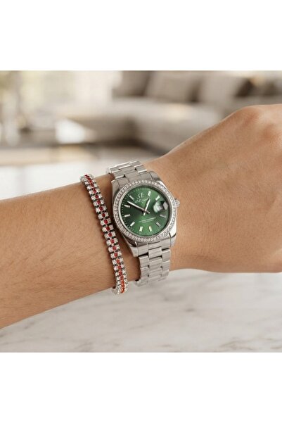 Feronnucci Women Wrist Watch Colorful Dial Gray Cord Analog Stylish Elegant W...