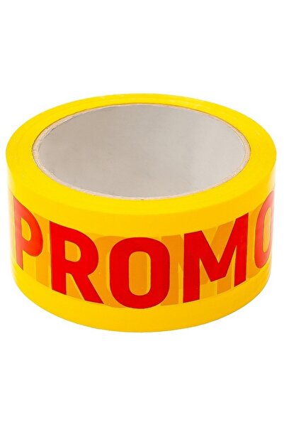 INATECH Set 6 Buc Banda Adeziva PROMOTIE 48 mm x 60 m, Rosu/Alb, Silentioasa