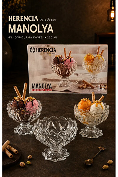 Herencia MANOLYA - 6 PCS Dondurma Kasesi ( 250 ML )