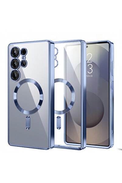Choice3 Galaxy S26 Ultra Case & Camera Protector Blue Magnetic Luxury Case wi...