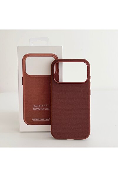 Choice30 iPhone17 Pro Max Brown With Box Luxury Tech Woven for Magsafe Magnet...