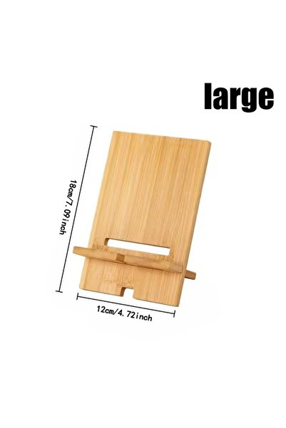 Choice large 1pc Wooden Desktop Phone Holder Lazy Phone Stand Smartphone Char...