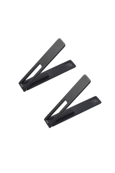 Choice1 2X Black Invisible Ultra Thin Magnetic Mobile Phone Holder Stands Met...