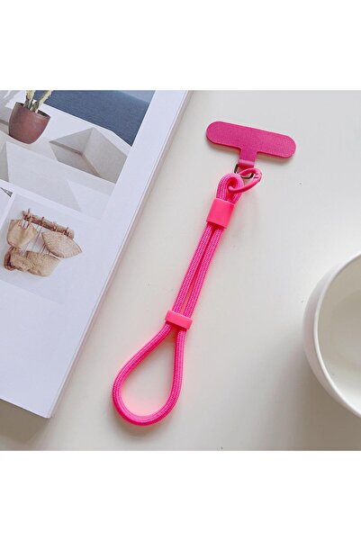 Choice8 rose red Universal Adjustable Mobile Phone Self-locking Anti-loss Lan...