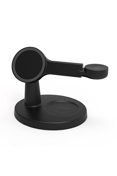 Choice1 black The three-in-one wireless charging stand for mobile phones and ...