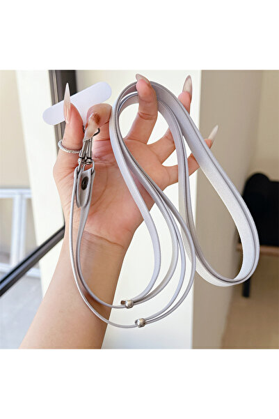 Choice3 Gray Universal Adjustable Mobile Phone Lanyard Crossbody Necklace Str...