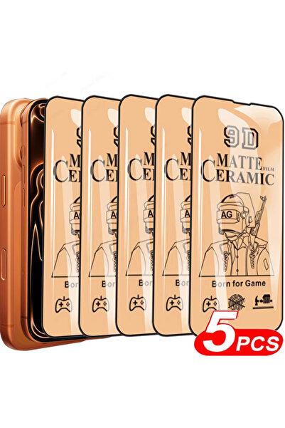 Choice19 iPhone17e 5PCS 5PCS Matte Ceramic Film For iPhone 17 16 15 14 13 12 ...