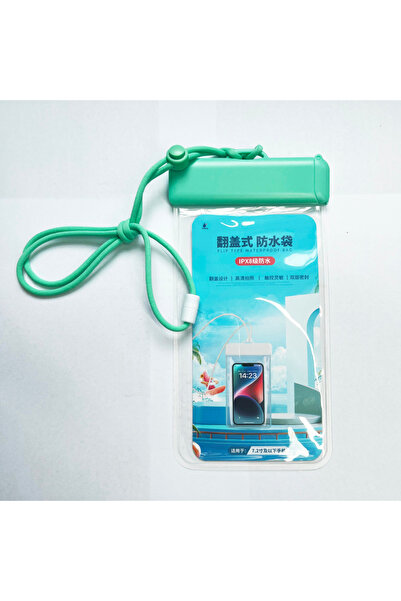 Choice6 TPU green Waterproof Phone Case Pouch For Swimming Diving TPU Cover F...