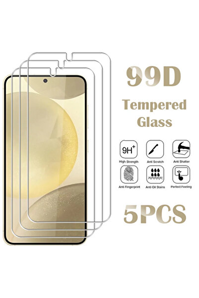 Choice11 Glass 5Pcs For S24 5Pcs Tempered Glass for S24 S21 S22 Plus S23 Fe S...
