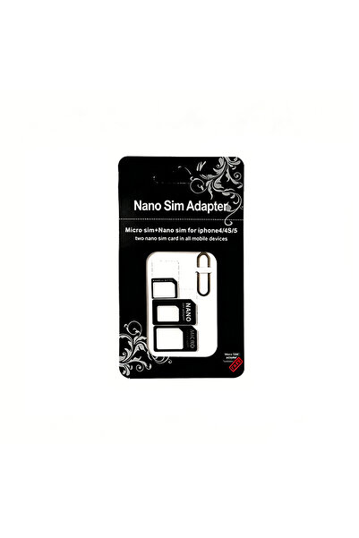 Choice4 black 1pcs NanoSIM Card to Micro Standard Adapter Converter For Table...